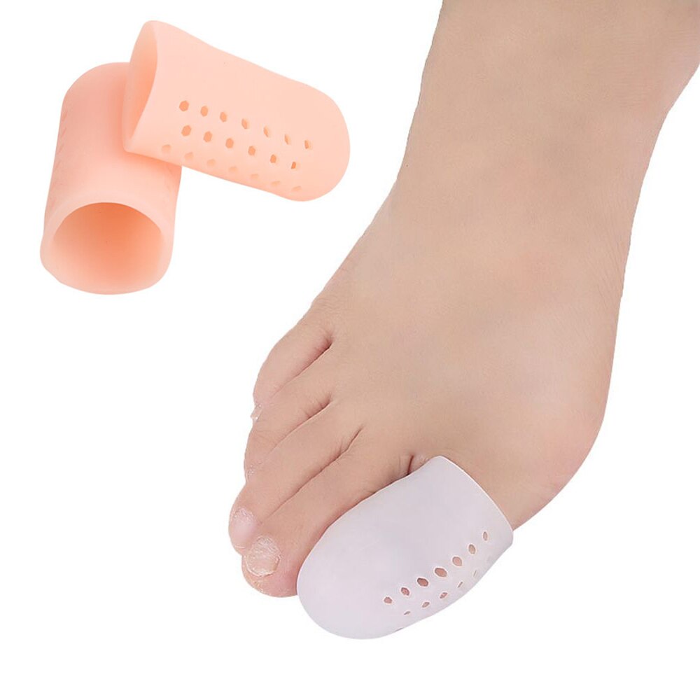 2Stck Fuß Finger Zehe Silikon Gel Zehe Separator Abstandshalter Erzähler Hallux Valgus Pedikübetreffend Korrektor Ballen Knochen Schutz Fuß Pflege: 5