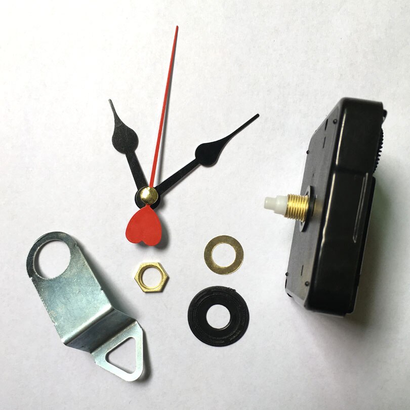 stijl 10 * as 12mm Korte hand Quartz Uurwerk Kit Spindel Mechanisme Mute scannen DIY klok onderdelen accessoires JX073