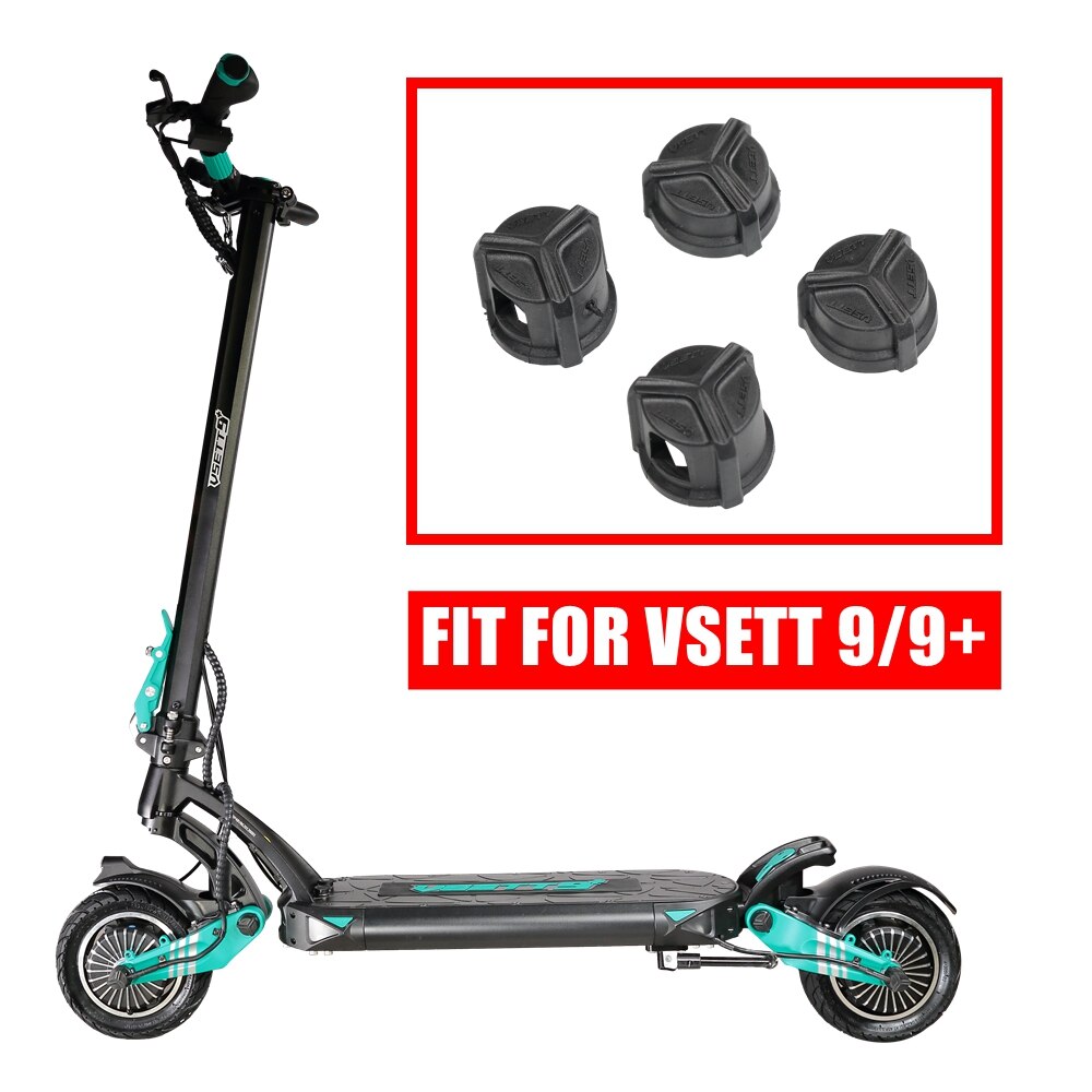 Original vsett tampa de porca de parafuso para vsett 9 + scooter elétrico protetor de porca à prova de poeira anti-corrosivo capa de borracha
