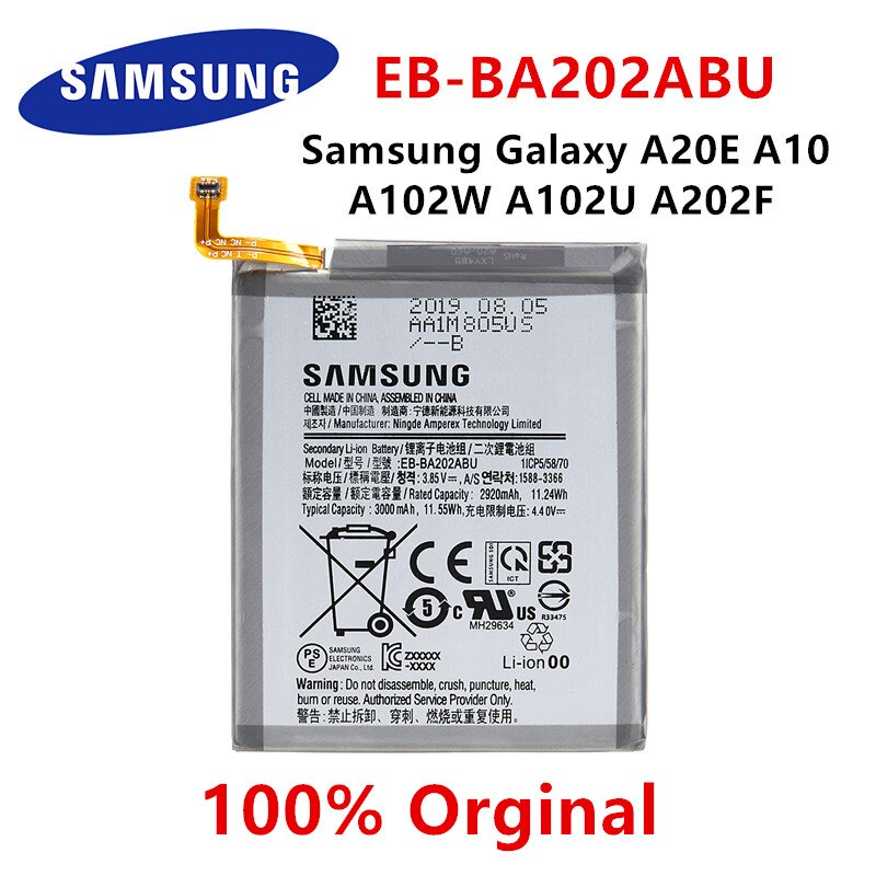 SAMSUNG original Battery For Samsung Galaxy S10 S20 S20+ S20 Ultra A90 A80 A71 A60 A51 A31 A20e A10e Note 10/10+ M30s A20S M11