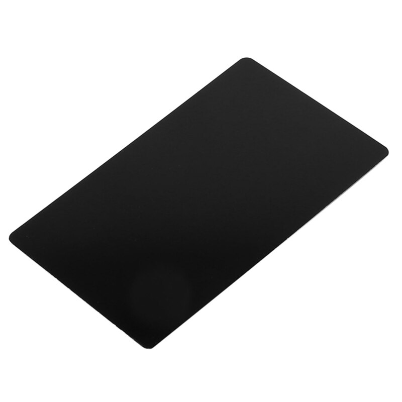 100 PCS Black Aluminum Alloy Card Engraving Metal Business Visit Business Card Blank 0.2mm Thickness