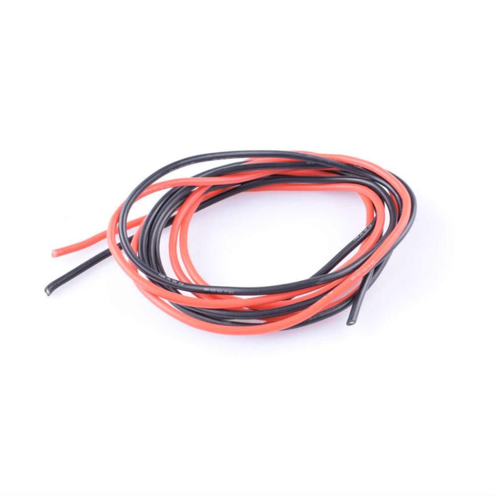 2 meter/los 10awg 12awg 14awg 16awg 18awg 20awg super weiche flexible fabrik gemacht elektrische kupfer silikon draht kabel: 18awg