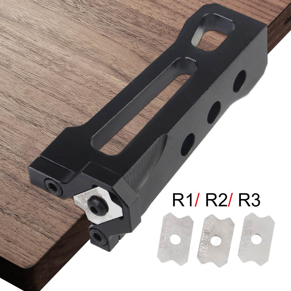 Smussatura del legno filetto bordatura arco Trimmer raschietto bordo sbavatura strumento pialla angolare pialla manuale lavorazione del legno lama bordo