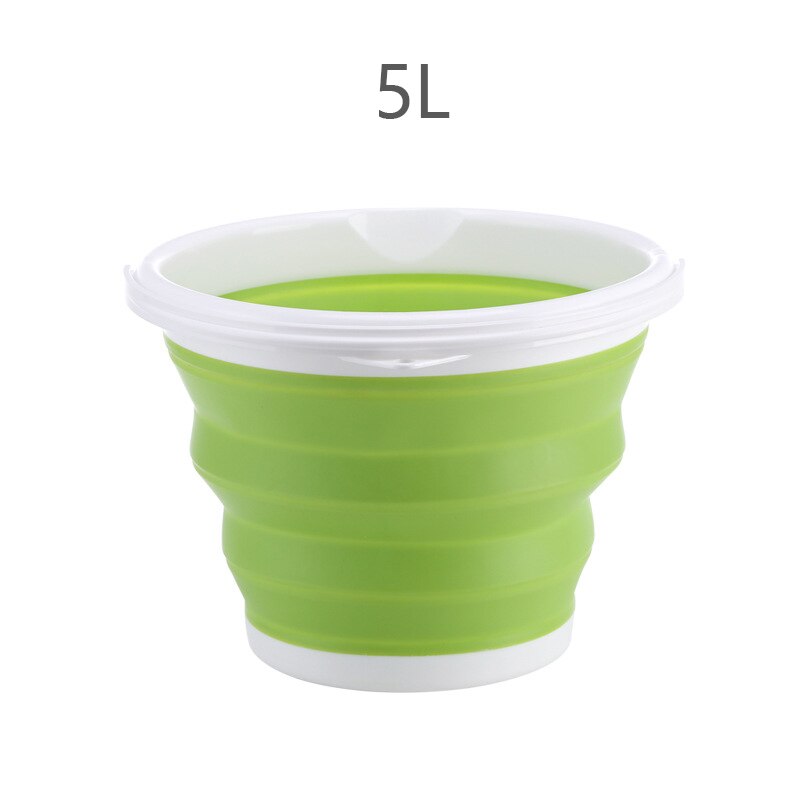 Seau en plastique pliable pour bain de pieds épais, seau rétractable, multifonction, Portable, pour la pêche, outil de nettoyage: 12