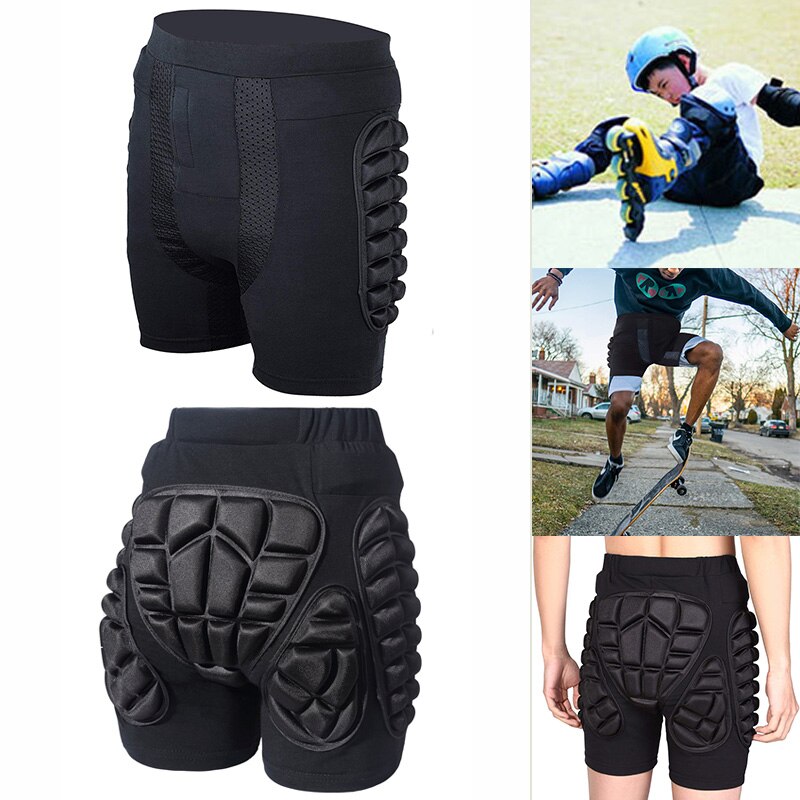 Nye hofte numse-shorts eva polstrede guard short bukser til ski skøjteløb snowboard