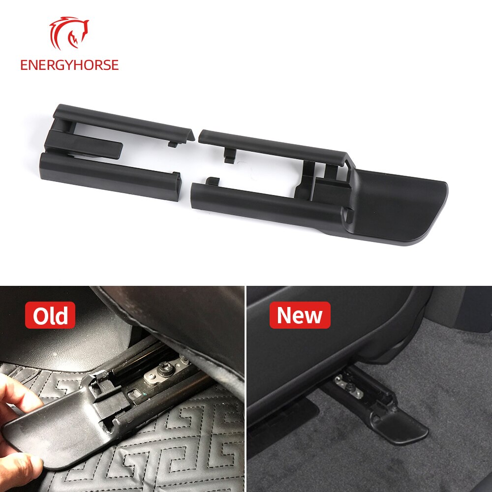 Cubierta embellecedora de riel de asiento de coche, accesorio ABS, color negro, para pista deslizante, capó delantero, trasero, izquierdo y derecho, para BMW G30 G11 G12 F15 F16 5 7 Series X5X6