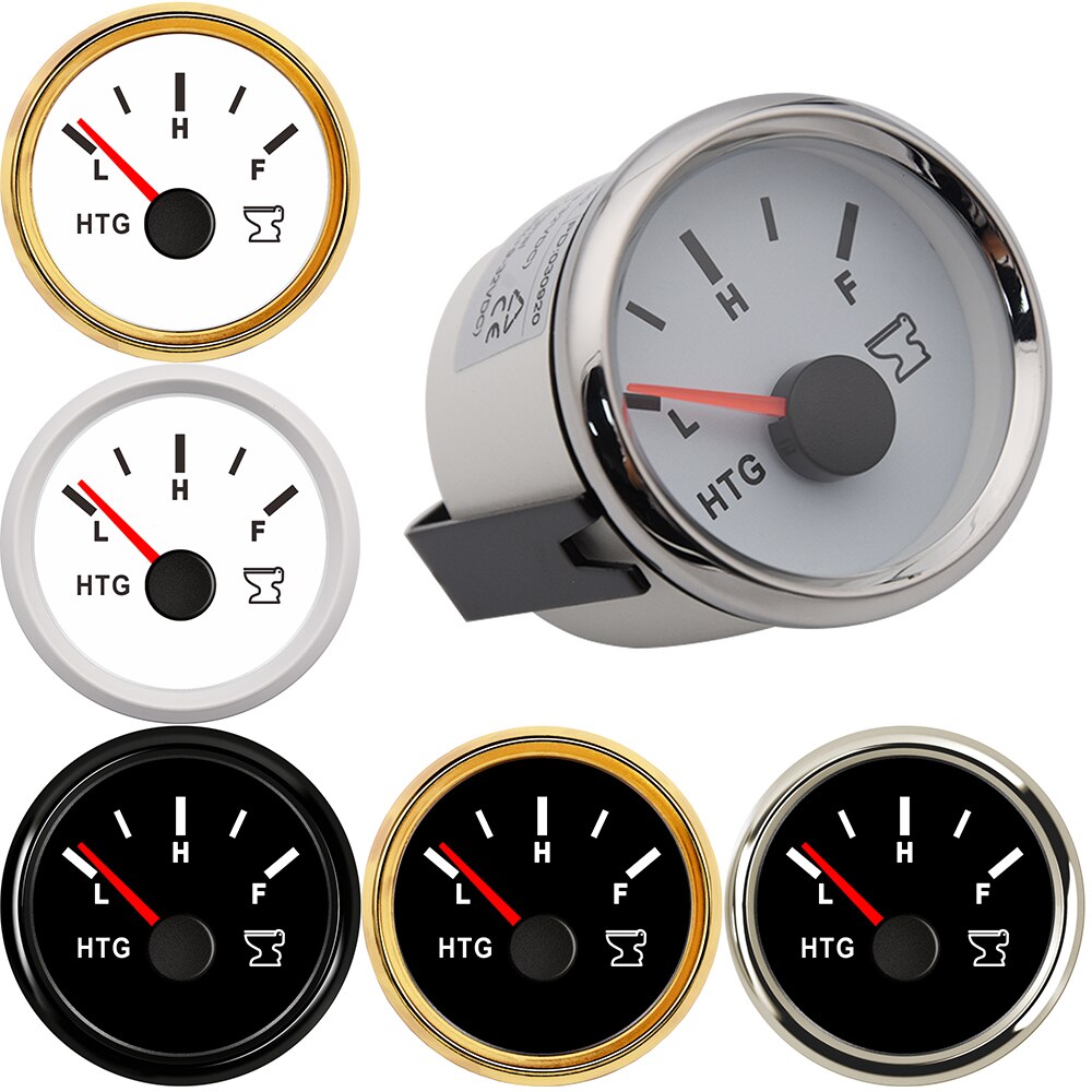 52mm Sewage Level Gauge Meter Indicator Boat Holding Tank Level fit Boat Ship Vessel 0-190ohm 240-33ohm 9-32V Car accessories