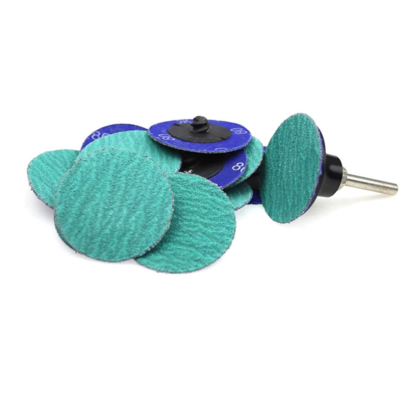 Disques abrasifs 3M 577F en zircone, 2 pouces, 50mm, 20 pièces, pour le traitement de Surface, changement rapide