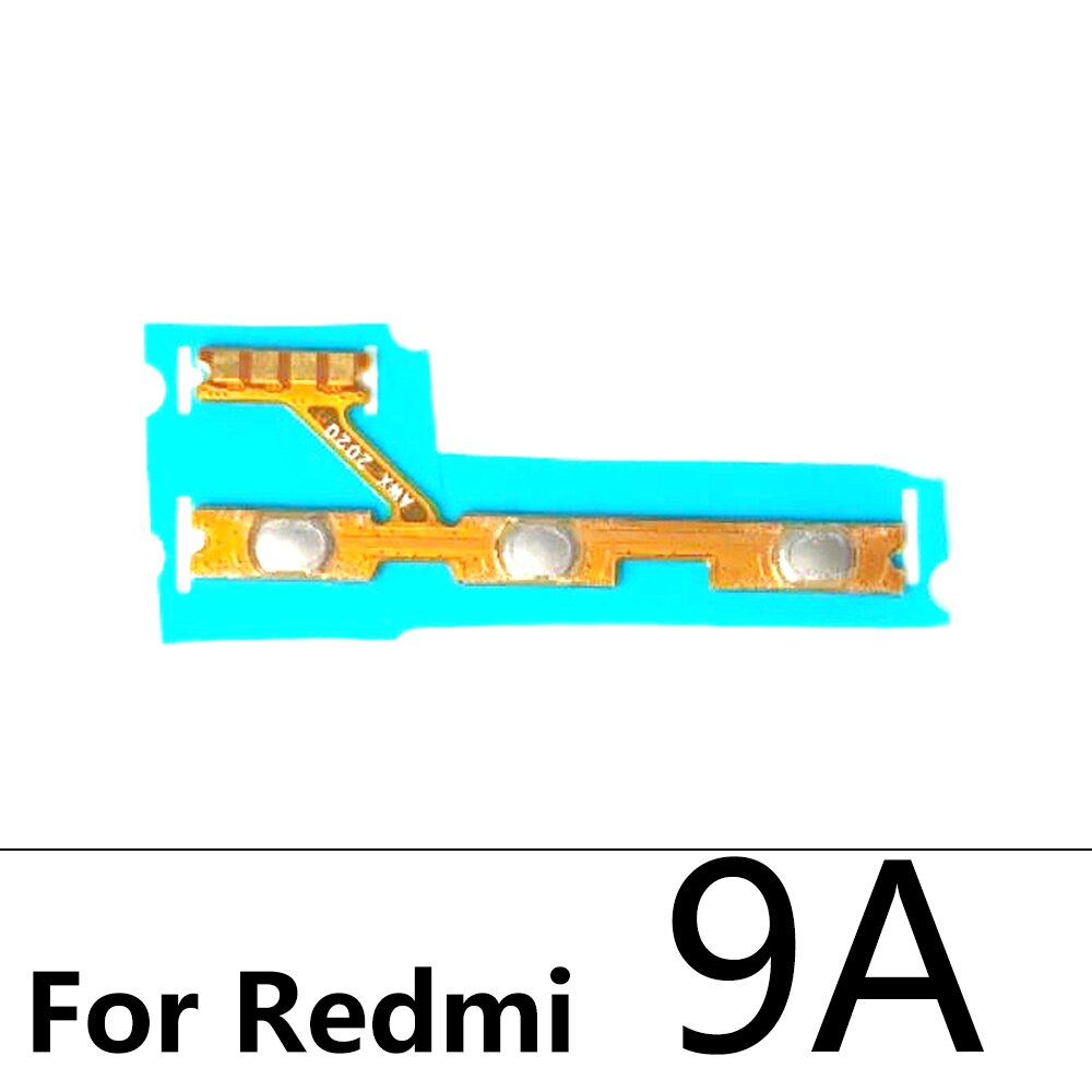 10 sztuk/partia, przycisk włączania i wyłączania boczny przycisk Flex Cable dla Xiaomi Redmi 6 6A 7 7A 8 8A 9 9A uwaga 6 7 8 8T 9 9S 10 Pro 5G: Redmi 9A
