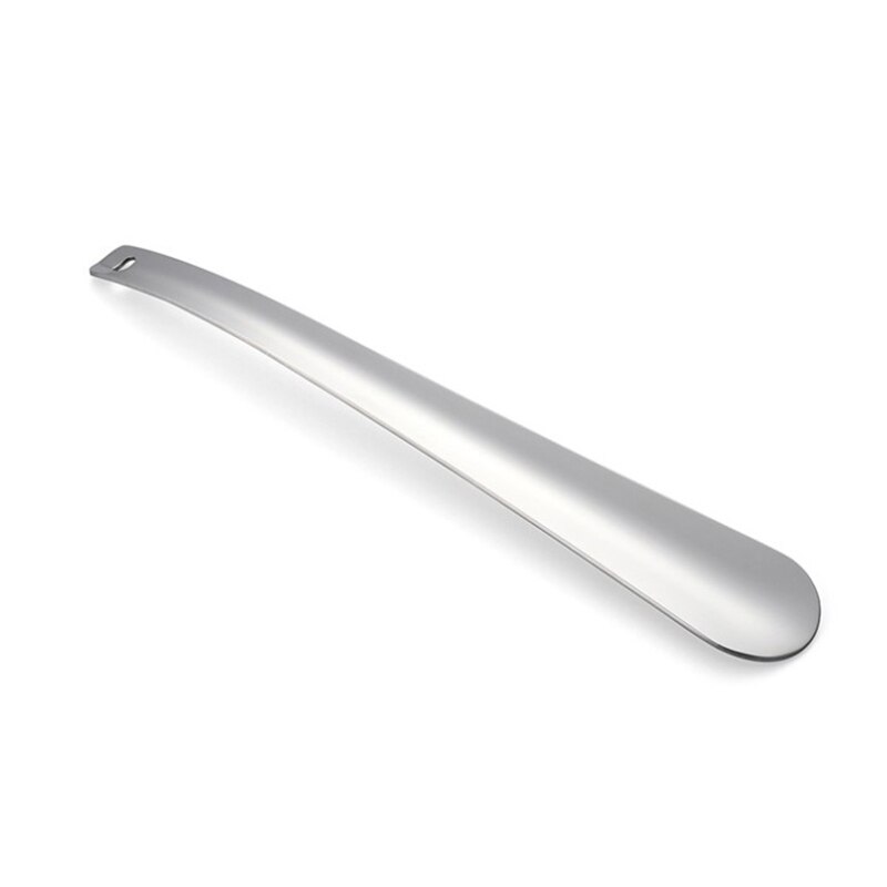Schoenhoorn Schoenlepel met lange handgreep Ergonomische vorm Laarzen Schoenen Handheld Helper Roestvrij stalen ophanglus Schoenlepelhulpmiddel Schoenlepel (Color : B