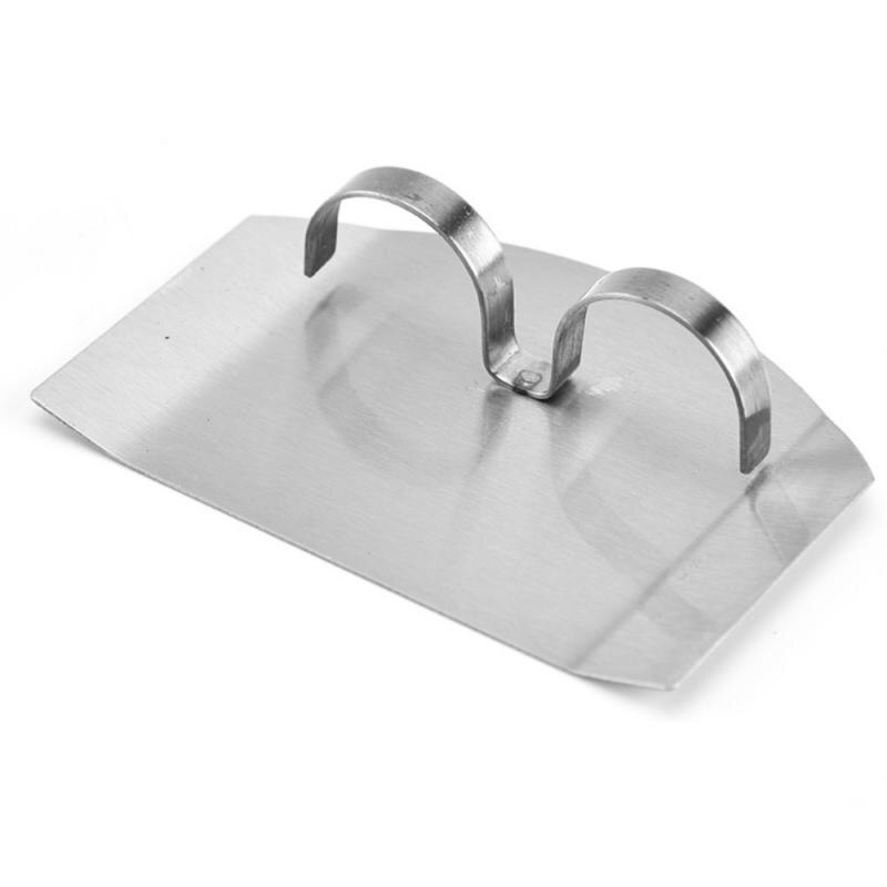 Finger Guard Kitchen Tool Vegetable Hand Guard Stainless Steel Multi-Purpose Finger Guard Anti-Cut Hand Finger Guard Kitchen Too: Default Title