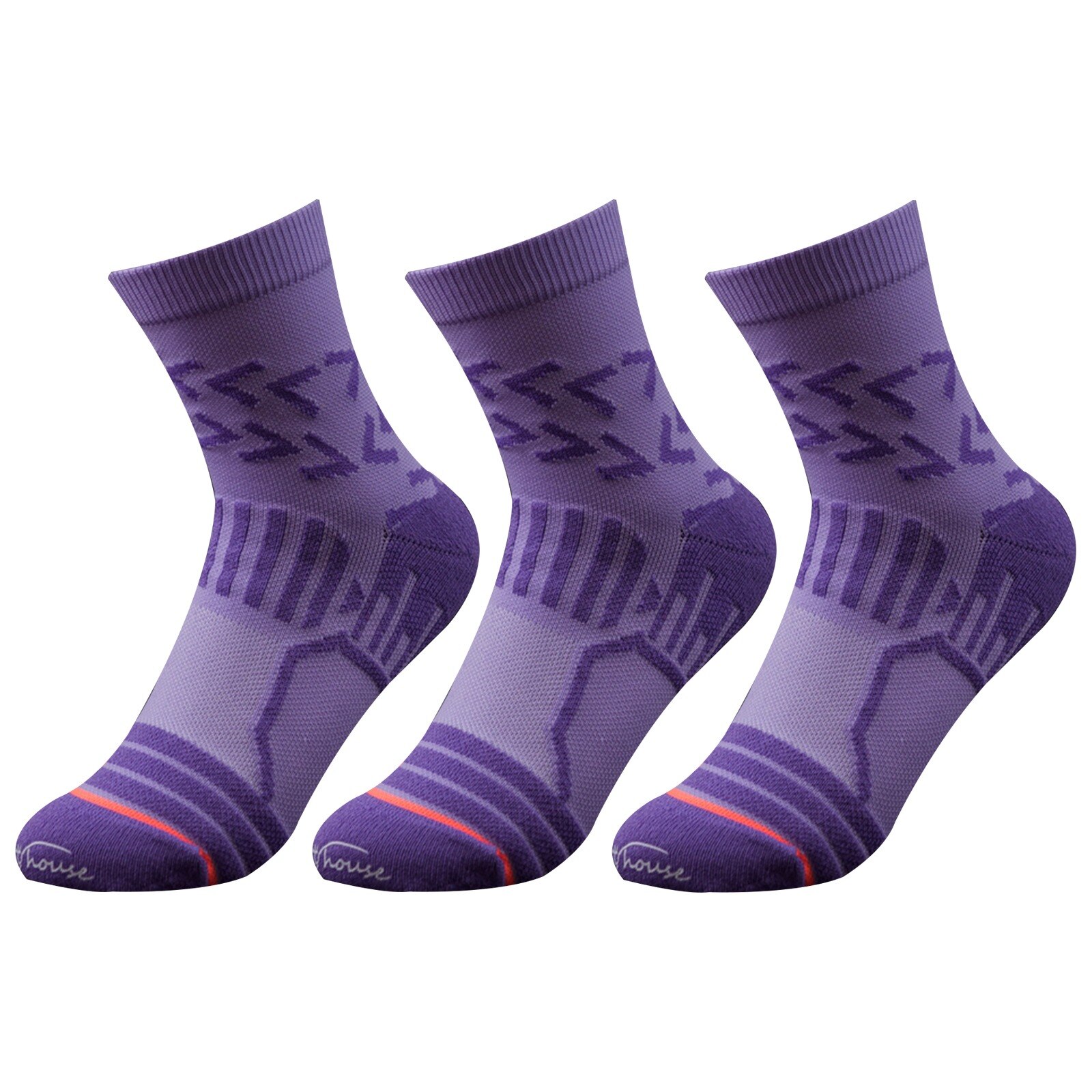 3 Pairs Professtional Multifunctionele Antislip Ademende Sport Sokken Voor Vrouwen Running Accessoires Fietsen Sokken Maat S(35-39): 1