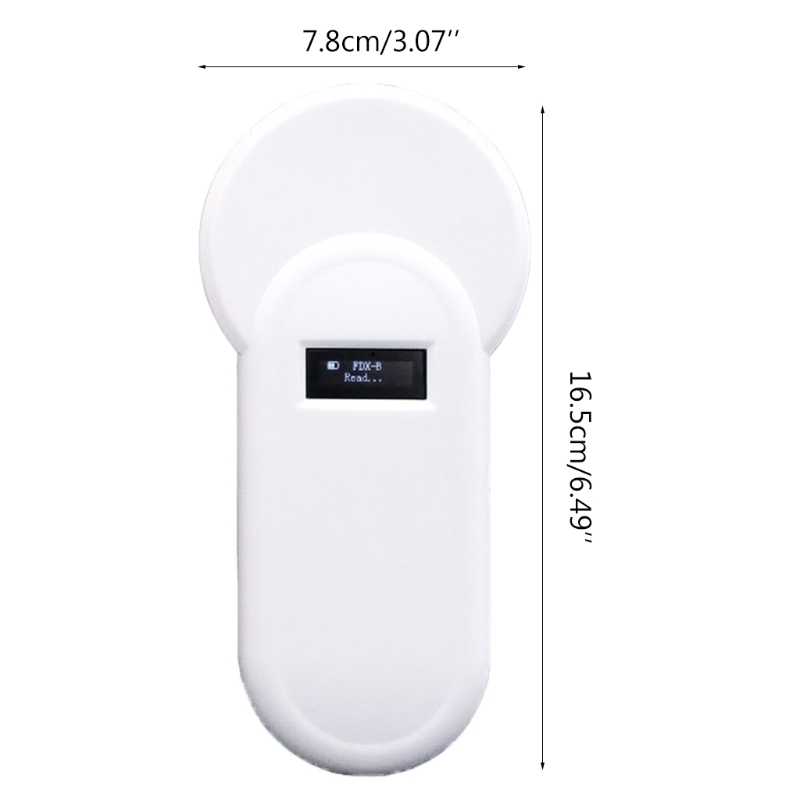 Durable Animal ID Microchip Reader Microchip Scanner Reading Distance 15cm 450mAh Battery USB Rechargeable for Tracking