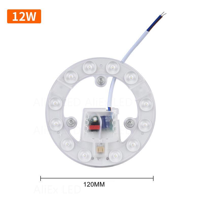 12W 18W 24W 36W 48W 72W 220V 240V Led Plafond Lamp Panel lamp Vervanging Chip Bron Lont Remould Led Hoge Helderheid Verlichting: 12W Cold White
