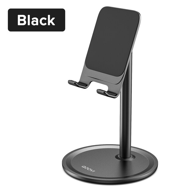 Support de téléphone intelligent et tablette pour bureau, idéale pour l'iPhone 12 Pro Max Mini,: Black Stand