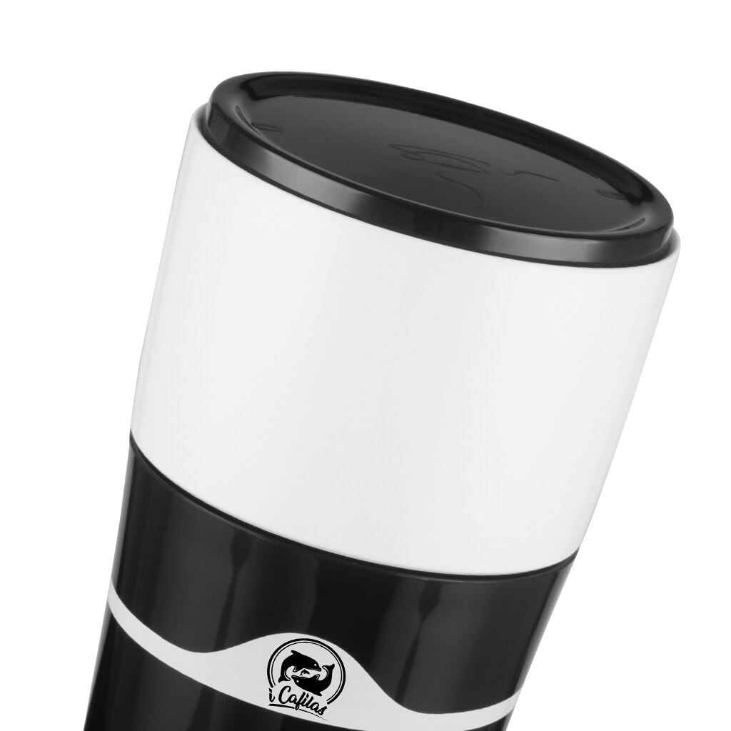 Portable Drip Coffee Maker Travel Mug Compatible with K-Cup Manual Espresso Coffee Maker (Black)