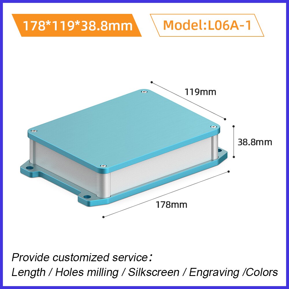 Yongu L06A 150-115 wodoodporna IP68 skrzynka sterownicza element elektroniczny przypadku aluminiowa obudowa