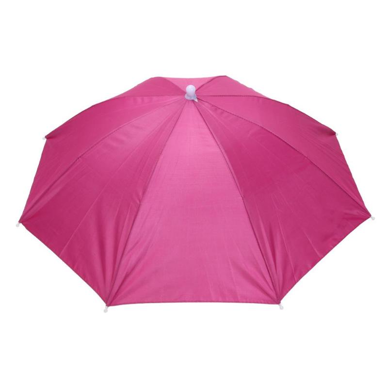 Sombrilla plegable para exteriores, sombrilla, sombrilla, sombrero, banda elástica antilluvia, protector solar de pesca para exteriores, herramienta para sombreros, sombrillas
