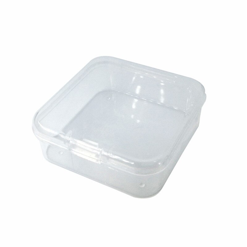 Cajas de plástico pequeñas para pesca, caja de almacenamiento para señuelos, anzuelos, 10 unids/lote