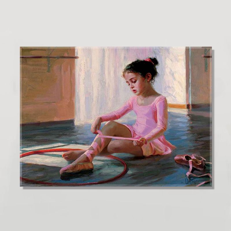 Vladimir Volegov Little Ballerina Olieverf Redrodüksiyon Canvas Print 50X70 Cm