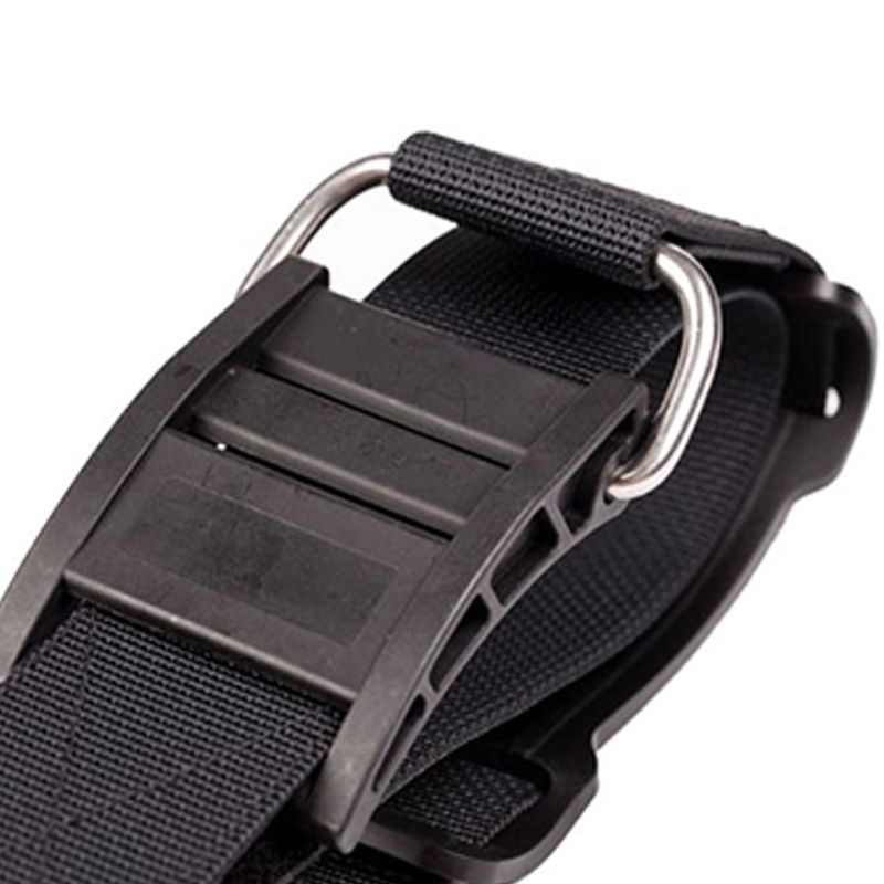 Scuba Diving BCD Tank Crotch Strap Band with Non-Slip Pad Plastic Buckle Diver Accessory Back Plate Bracket Adapter