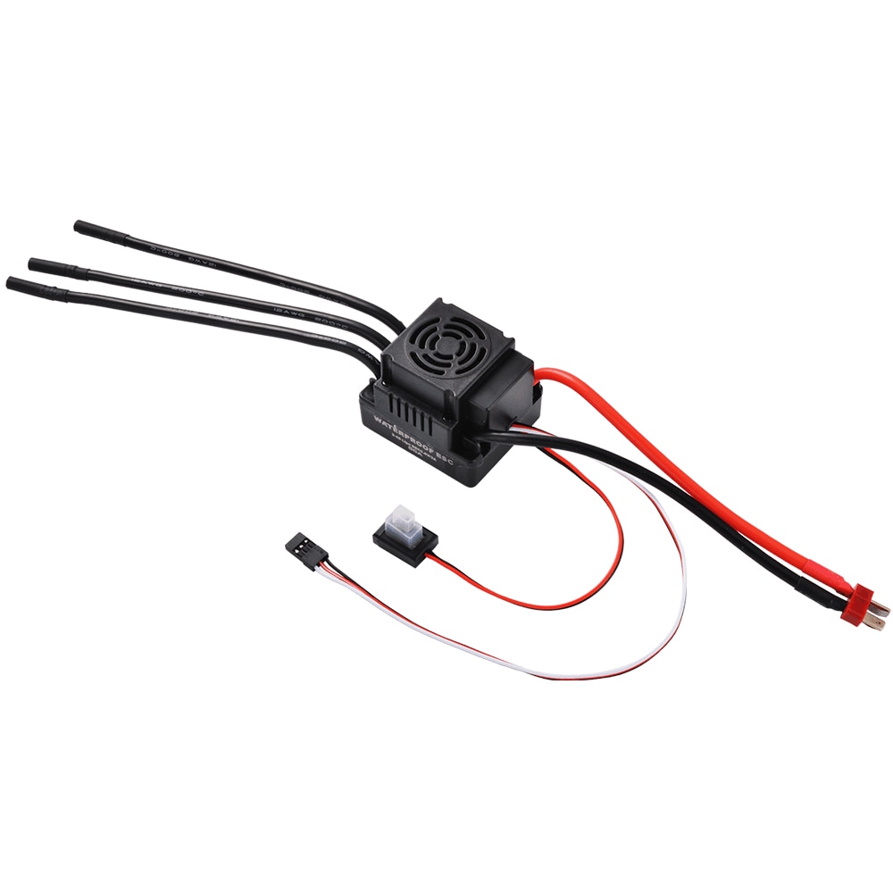 Impermeabile ESC 60A 80A 120A S-80A S-120A Brushless ESC Regolatore di Velocità Elettrico con 5.5V / 3A BEC per 1/8 1/10 1:10 RC Auto