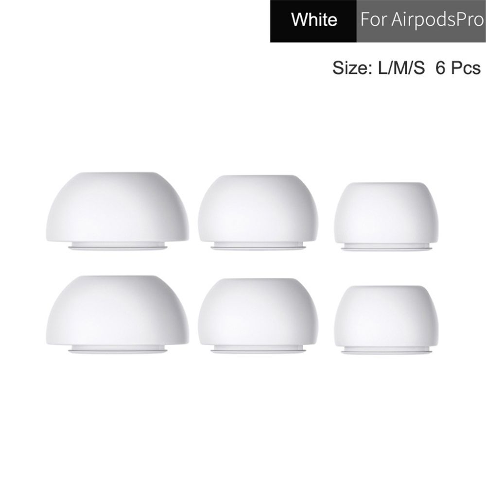 Auriculares de silicona suave para Apple Airpods Pro, tamaño L, M y S, auriculares para Airpods 3: 3XS / Caqui