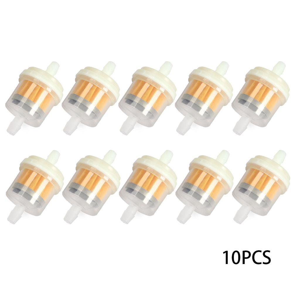 10 pièces universel moto Mini petit moteur en ligne Carb carburant gaz filtre 1/4 "6mm: Default Title