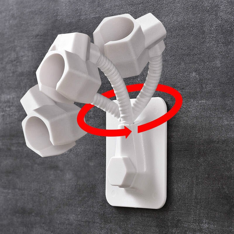 Sterke Douche Beugel 360 Graden Spin Badkamer Douche Accessoires Punch-Gratis Muur Opslag Rack Douche Waterpistool Vaste E11705