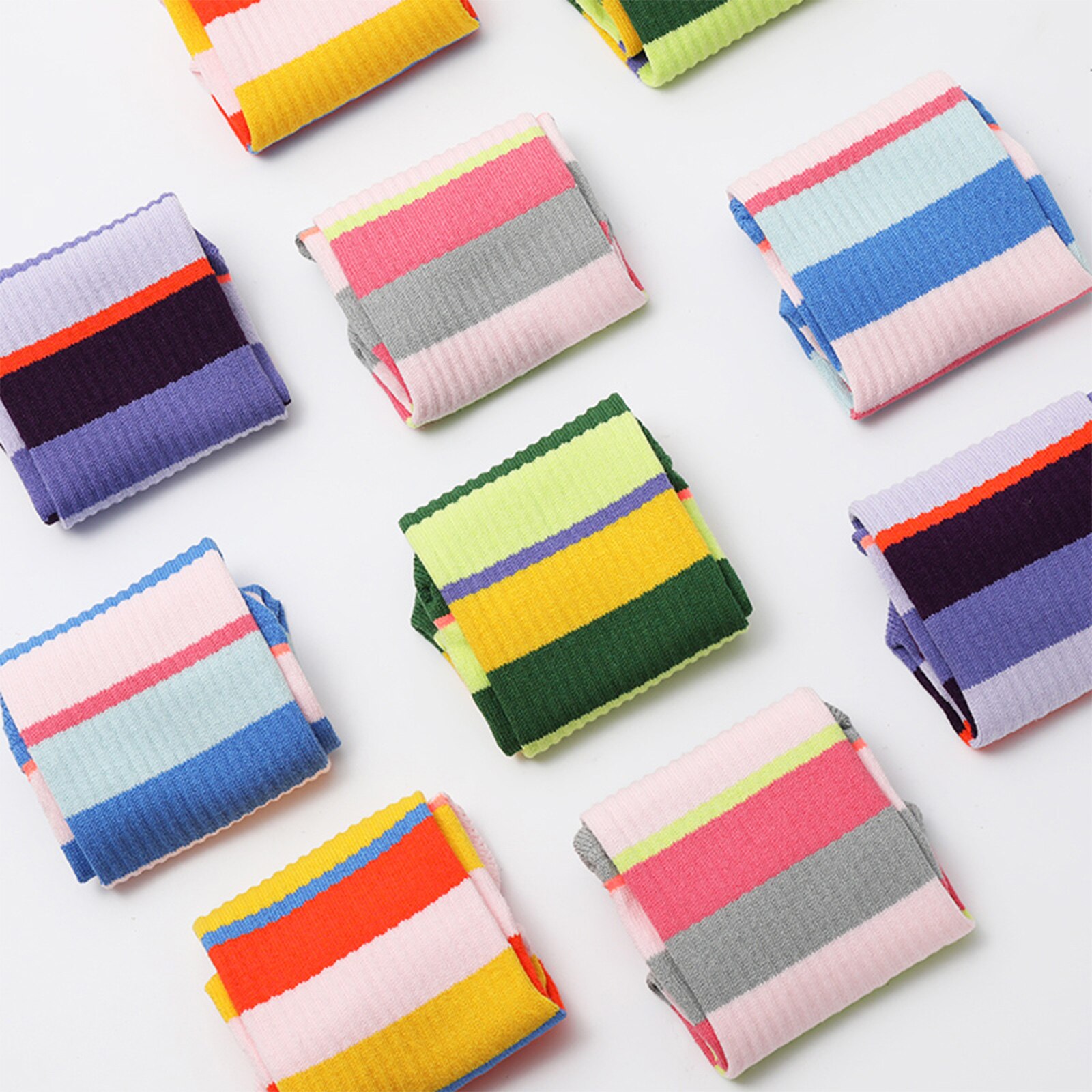 Kobiety profesjonalne oddychające skarpety sportowe nadruk paski robić biegania joga absorpcja potu skarpety bawełniane białe antypoślizgowe 1 para