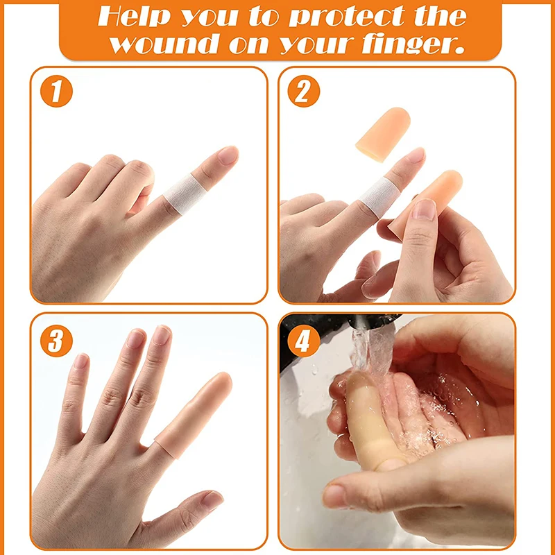 10 Stuks Siliconen Teen Separator Vinger Protector Applicator Zachte Maïs Eelt Remover Bunion Corrector Pedicure Gereedschap Voetverzorging Tool