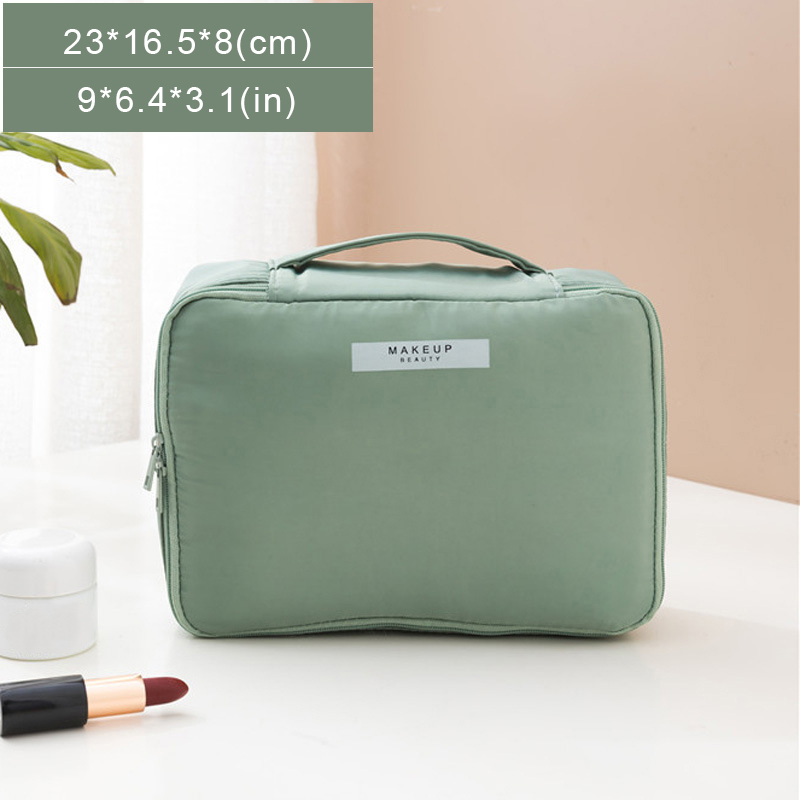 Kosmetikpung til kvinder, rejsetaske, vandtæt toiletartikler, skønhedsorganisator, dame, kosmetikpung, bærbar, håndholdt rejsetaske, toilettaske: Lilla