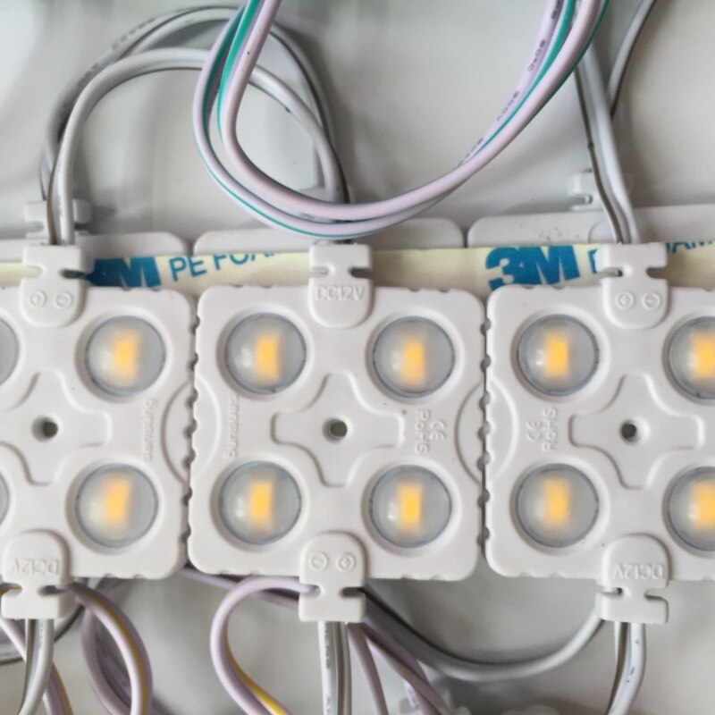 LED Module 5730 4led met bolle Lens Waterdichte IP65 Koud Wit LED Teken Licht module