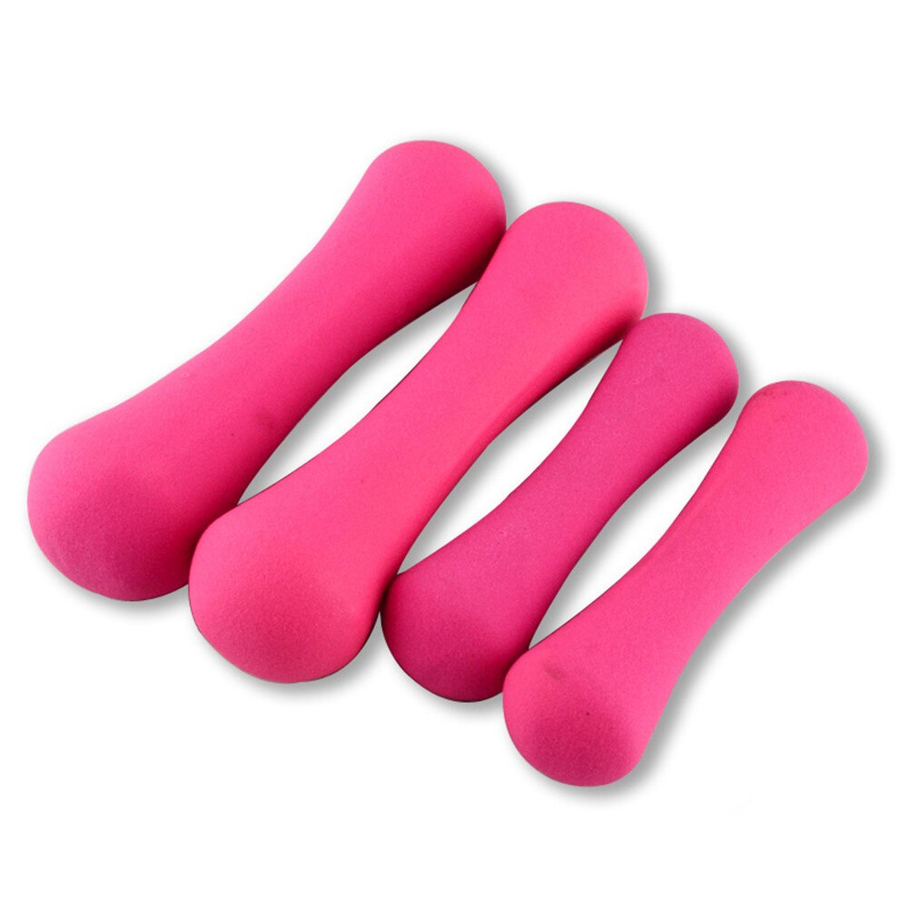 Bein type plast dyppet dumbbells, damer tynne armer, husholdning gummi belagt manualer, idrettsutøver treningsutstyr