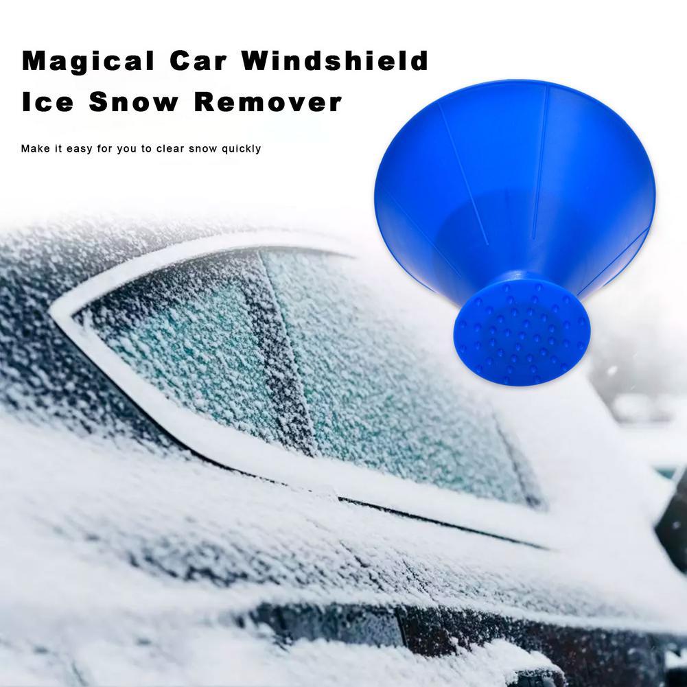 Ice Scraper Car Magic Window Windshield Ice Scraper Oil Funnel Snow Remover Shovel Window Scrapers Cone Deicing