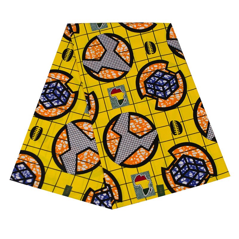 Afrikkalaiset vahakankaat 100%  puuvillaa ghana pagne materiaalit mekolle ankara kangas afrikkalainen oikea vahapainatus: 6 metriä / 6