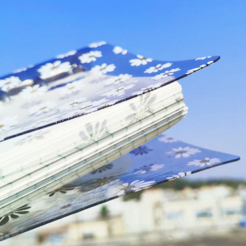 A6 chrysanthemum Binder Notebook Cover &amp; Photo Organizer Diary Agenda Planner Bullet Cover School Stationery