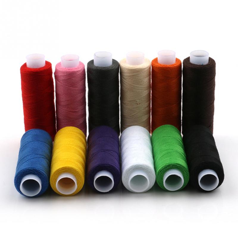 12 Colors/set Sewing Knitting Thread Reel for Hand Stitching Machine Sewing Thread Finest Polyester Durable #734: Default Title