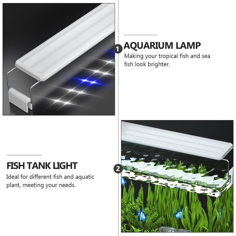 1Pc Aquarium Frame Lamp Led Aquarium Beugel Aquatic Plant Verlichting Houder Aquarium Supply