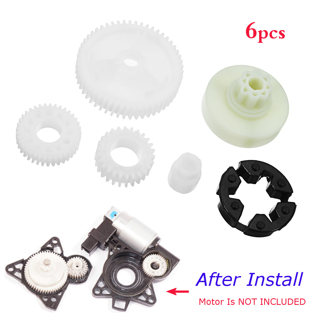 6 stk / sett  g22 c 5958x vindusregulator foran / bak justere motorutskifting til mazda 3 5 6 cx-7 cx-9 rx8 g22c 5958x
