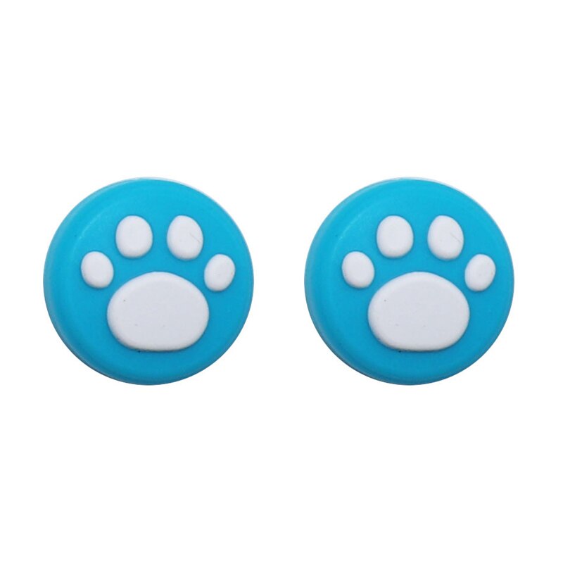 2PCS Lovely Cat Paw Thumb Stick Grip Cap Joystick Cover For Nintendo Switch NX Lite Joy-Con Controller Gamepad Thumbstick Case: 9