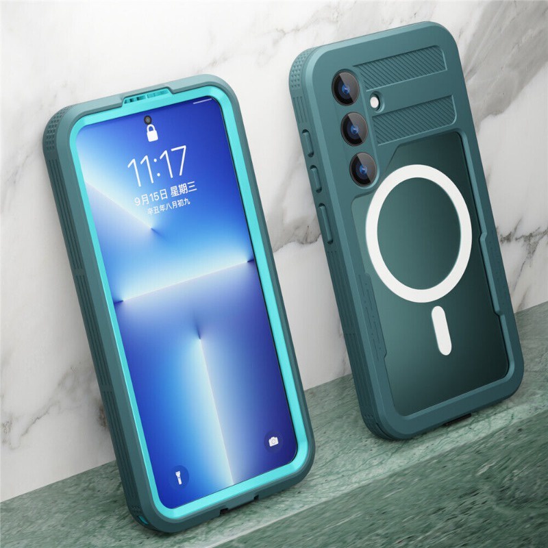 FS Redpepper IP68 waterproof For Samsung Galaxy S23 S24 Plus UltraWaterproof Heavy Duty Screen Case Cover: Nylon / Blue