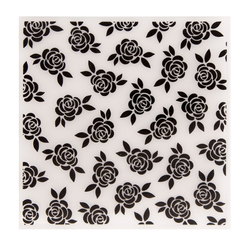 3D Flower Plastic Embossing Folder Stencil Template DIY Craft Making Pattern Background Paper Cards Scrapbooking Album