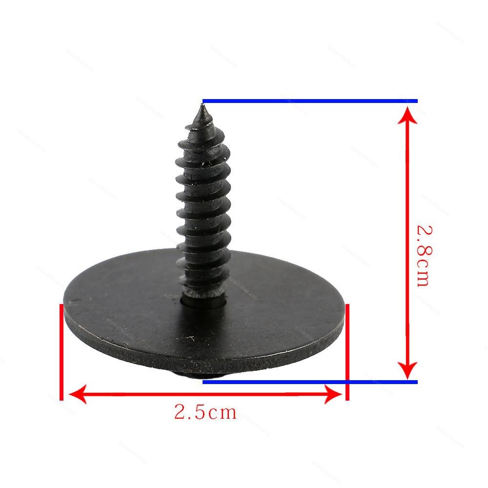6Pcs A0019906036 Sheet Metal Under Cover Screw 4.8x19mm For Mercedes Benz W203 S203 2000-2007 W204 S204 2007 W207 W211 C219