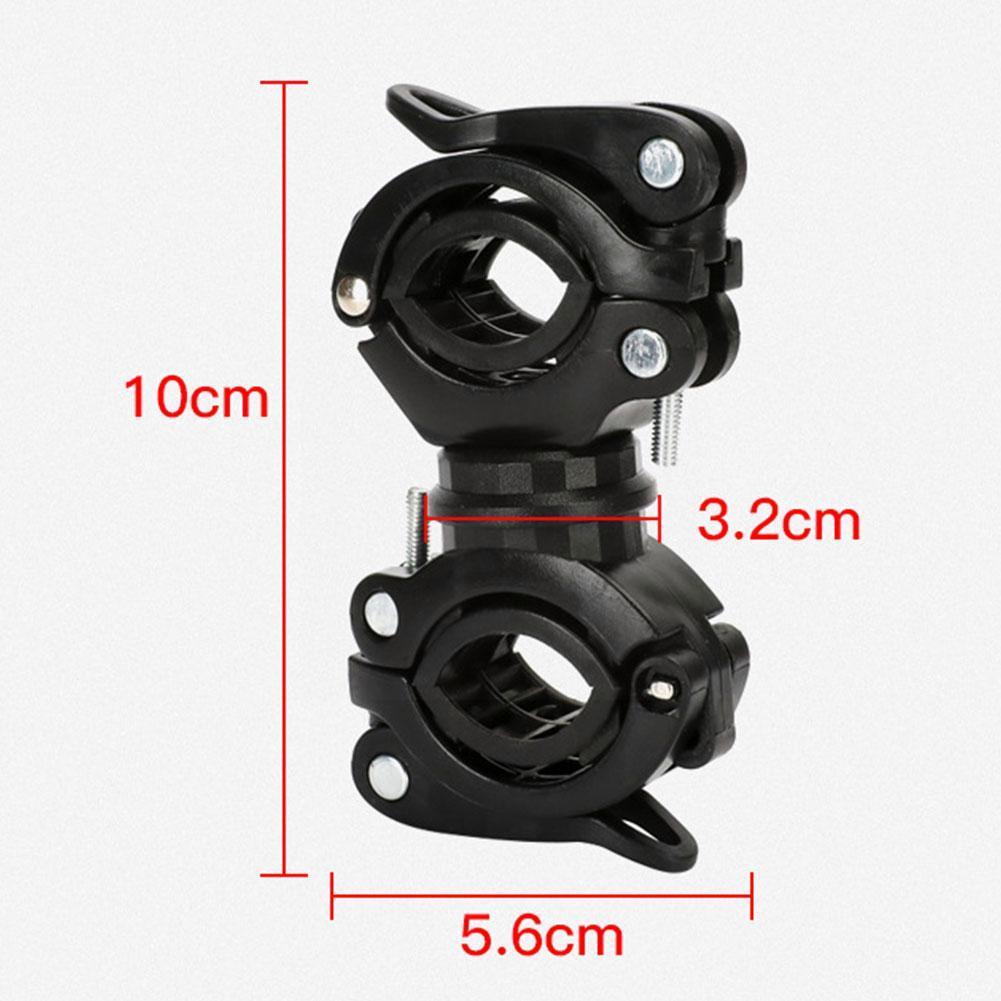 Lamp Holder Bicycle Flashlight Lamp Holder Front Lamp Mountain Holder Bike Accessorie Fixed Bike Holder Riding Bracket Equi J3d5
