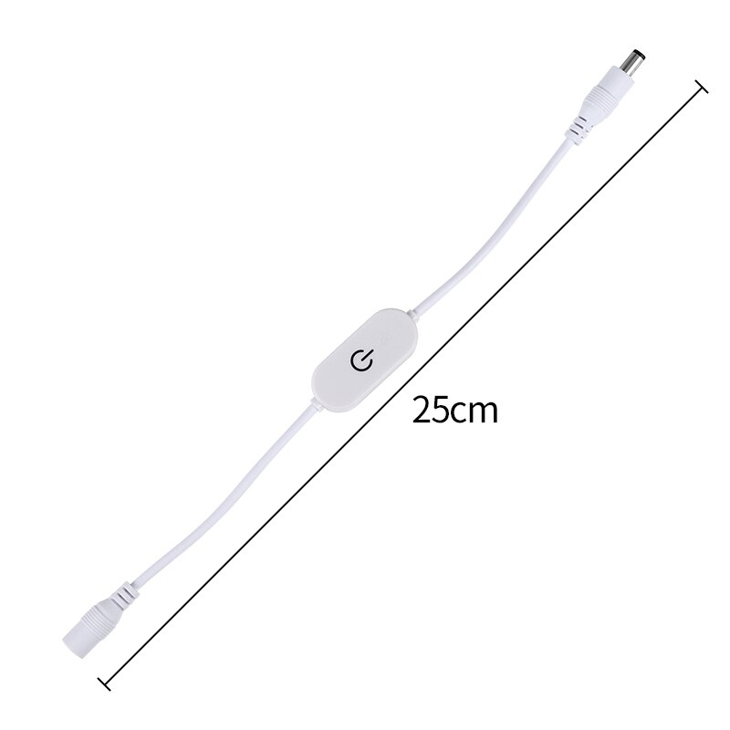 Led strip touch lysdæmper lysstyrke kontrol led lysdæmper kontakt 1 taster lysdæmper med memory funktion 12v-24v lys kontakt justering