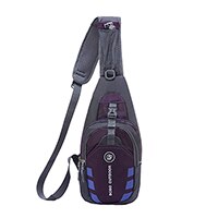 Outdoor Running Messenger Bag Sport Cycling Single Shoulder Pack Man Small Hiking Crossbody Bag Waterproof Bicycle Chest Bags: Purple Color