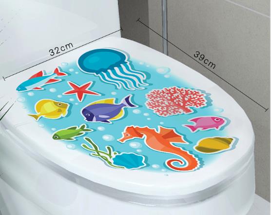Badkamer Muurstickers Wc Stickers Home Decoratie Waterdichte Muurstickers Voor Wc Sticker Decoratieve Poster Home Decor