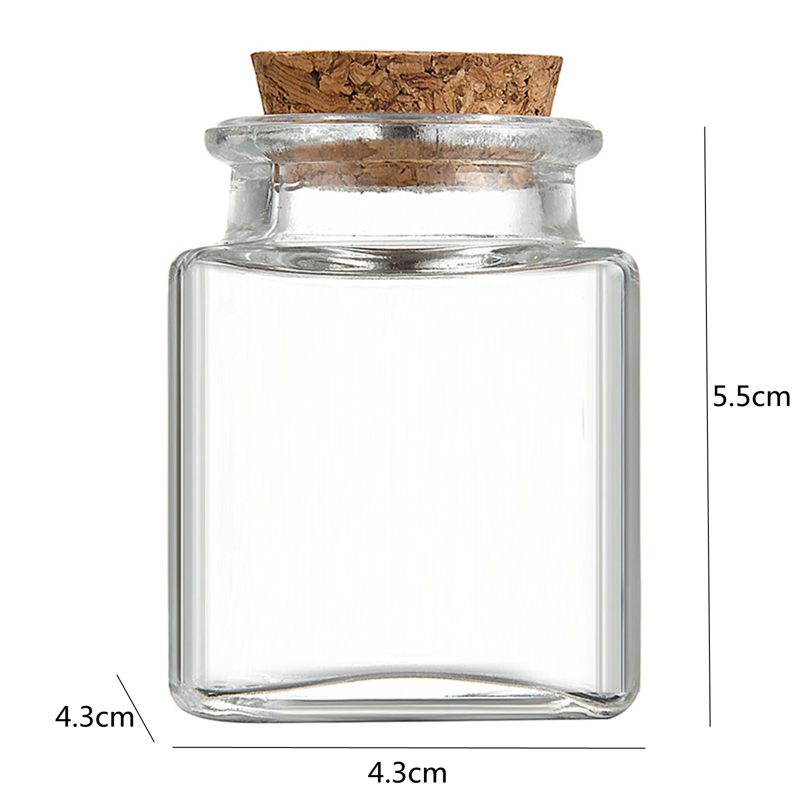 Botellas de vidrio en forma de estrella, adorno de deseos, manualidades, tarros de , de boda de Navidad, botella de almacenamiento transparente, decoraciones navideñas: plum