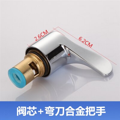 Standaard Thermostatische Spool Koperen Keramische Kraan Cartridge Water Mengkraan Innerlijke Spoel Handvat Schakelaar Reparatie Accessoires: 15